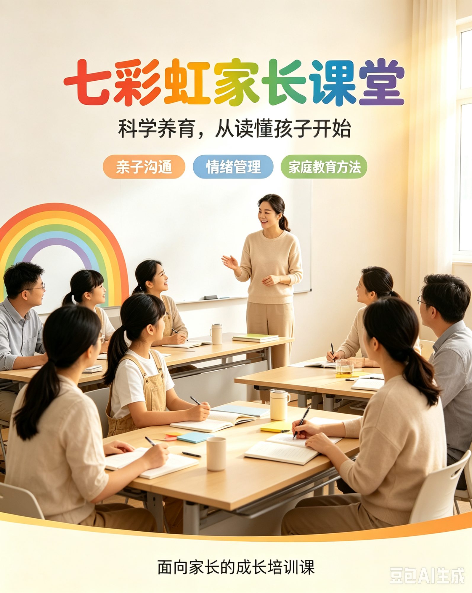 妈妈辅导孩子作业 (3)